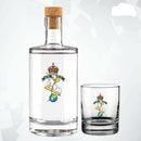 Royal Electrical Mechanical Engineers - Fill Your Own Spirit Bottle (New King's Crown) Set