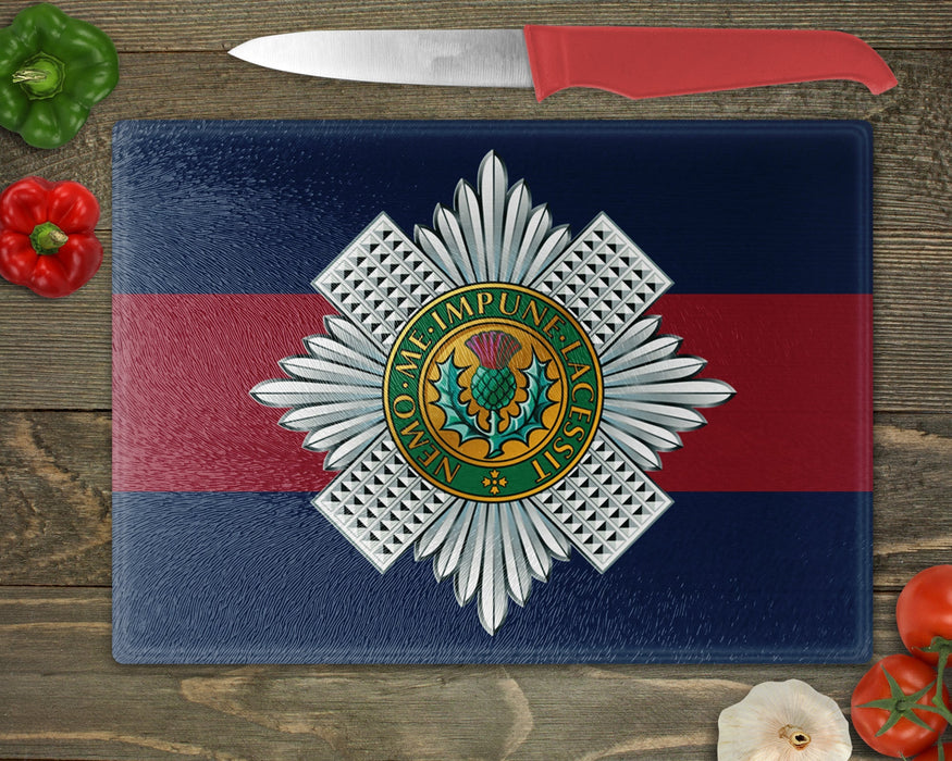 Scots Guards - Glass Cutting Board