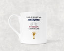 Welsh Guards Cap Badge - Veteran - Bone China Mug