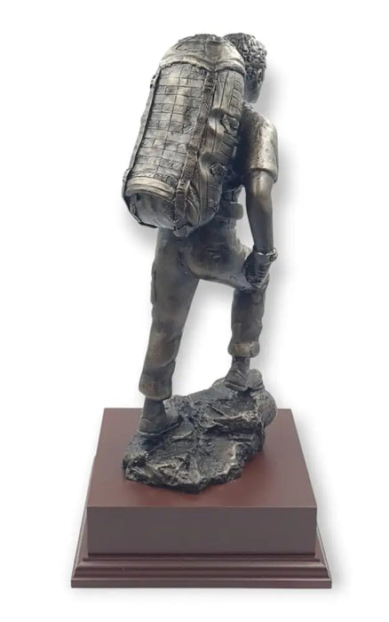 Armed Forces PTI with Bergen Cold Cast Bronze Figurine