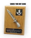 BAYONET and CAP BADGE Military Plaque