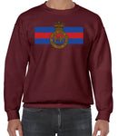 Blues And Royals Cap Badge Front Printed Sweater