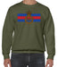 Blues And Royals Cap Badge Front Printed Sweater