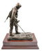 British Army Vallon Man Soldier in Cold Cast Bronze