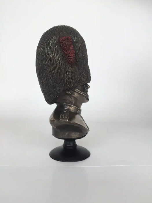 Military Statue - Coldstream Guards Bust Cold Cast Bronze Military Statue Sculpture
