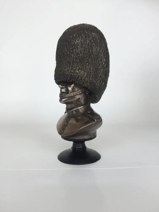 Military Statue - Coldstream Guards Bust Cold Cast Bronze Military Statue Sculpture