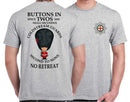 COLDSTREAM GUARDS BUTTONS IN TWO'S DOUBLE PRINT T-Shirt