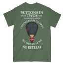 COLDSTREAM GUARDS BUTTONS IN TWO'S Military Printed T-Shirt