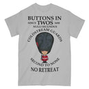 COLDSTREAM GUARDS BUTTONS IN TWO'S Military Printed T-Shirt