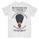COLDSTREAM GUARDS BUTTONS IN TWO'S Military Printed T-Shirt