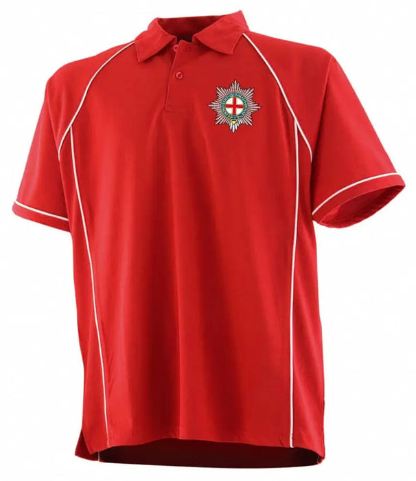 POLO Shirt - The Coldstream Guards Performance Polo 'Multi Logo Options Build Your Own Shirt'