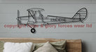 DH.82 Tiger Moth Biplane Metal Wall Art