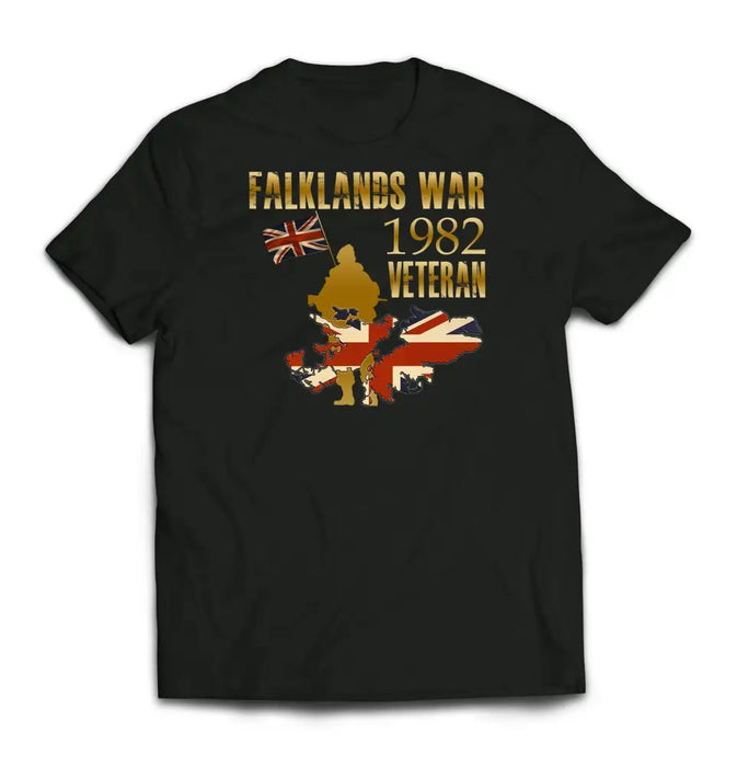 T-Shirt - Falklands War Veteran Printed T-Shirt
