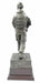Female British Soldier on Patrol Cold cast Bronze Statue