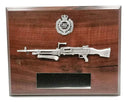 GPMG and CAP BADGE Large Wooden Military Plaque Military Plaque