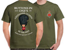 GRENADIER GUARDS BUTTONS IN ONE'S DOUBLE 2 PRINT T-Shirt