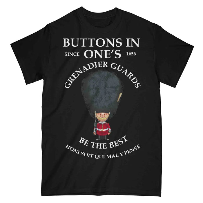 GRENADIER GUARDS BUTTONS IN ONE'S Military Printed T-Shirt