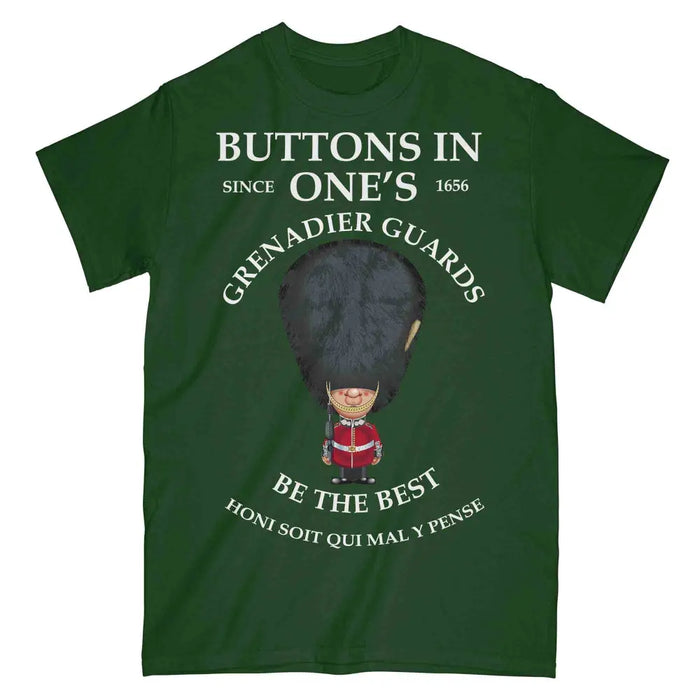 GRENADIER GUARDS BUTTONS IN ONE'S Military Printed T-Shirt