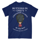 GRENADIER GUARDS BUTTONS IN ONE'S Military Printed T-Shirt