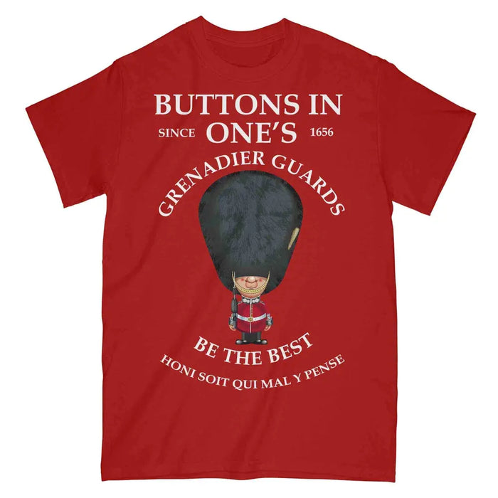 GRENADIER GUARDS BUTTONS IN ONE'S Military Printed T-Shirt