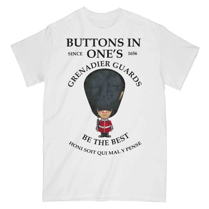 GRENADIER GUARDS BUTTONS IN ONE'S Military Printed T-Shirt