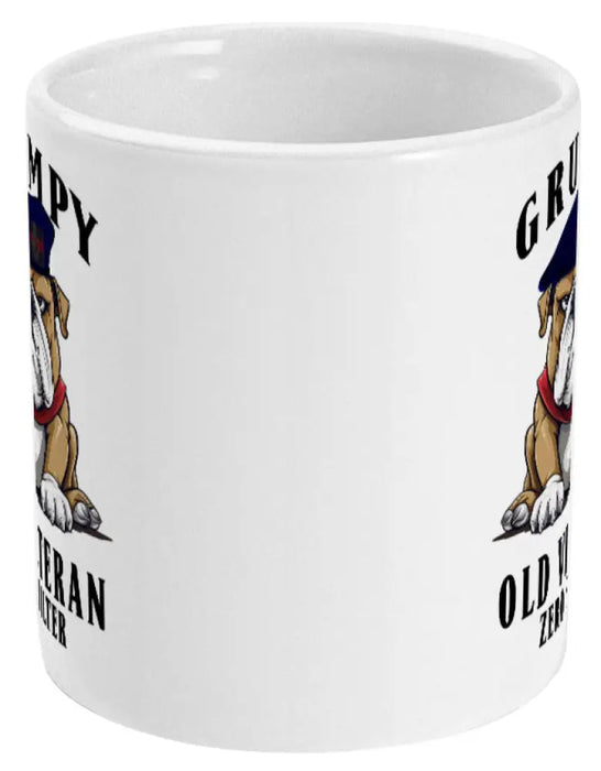 Grumpy Old Blues And Royals Veteran Ceramic Mug