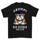 Grumpy Old Blues and Royals Veteran Printed T-Shirt