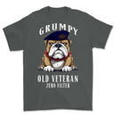 Grumpy Old Blues and Royals Veteran Printed T-Shirt