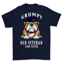 Grumpy Old Blues and Royals Veteran Printed T-Shirt