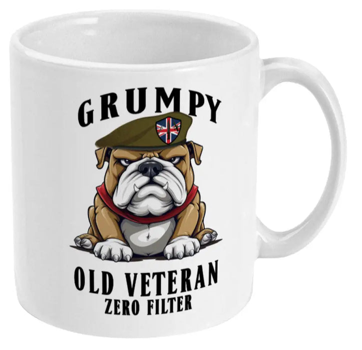 Grumpy Old British Army Veteran Ceramic Mug