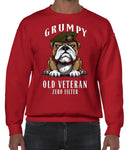 Grumpy Old Coldstream Guards Veteran Front Printed Sweater