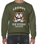 Grumpy Old Irish Guards Veteran Front Printed Sweater