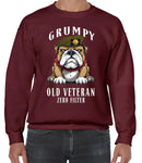 Grumpy Old Scots Guards Veteran Front Printed Sweater