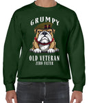 Grumpy Old Welsh Guards Veteran Front Printed Sweater