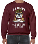 Grumpy Old Welsh Guards Veteran Front Printed Sweater