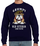 Grumpy Old Welsh Guards Veteran Front Printed Sweater