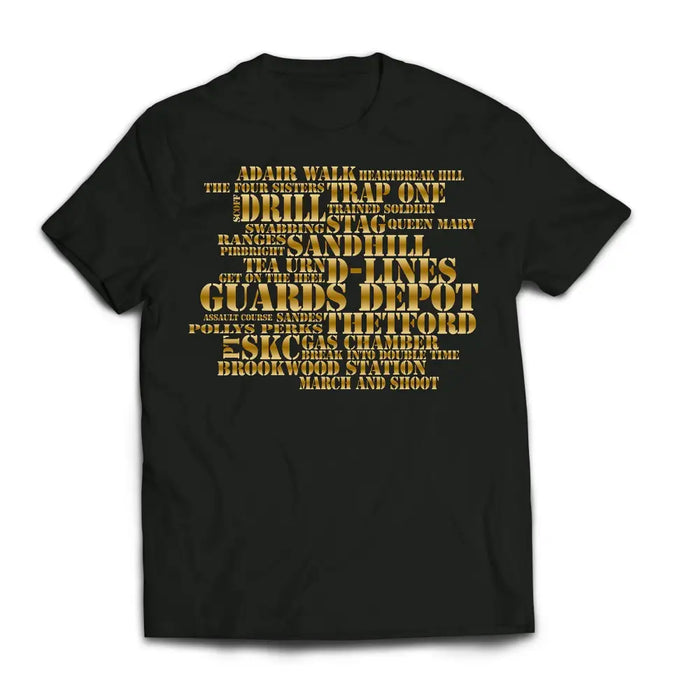 T-Shirt - THE GUARDS JARGON MASH-UP Printed T-Shirt