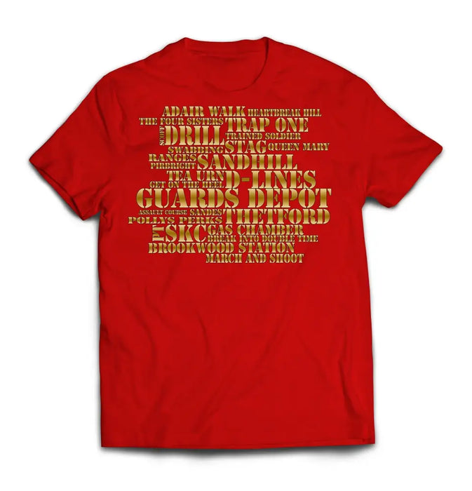 T-Shirt - THE GUARDS JARGON MASH-UP Printed T-Shirt