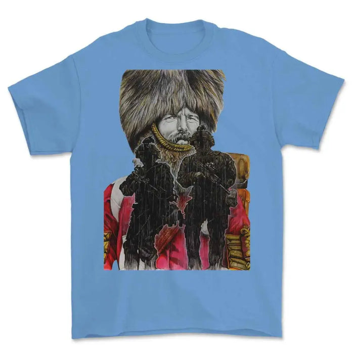BRITISH GUARDSMAN Crimea to Afghanistan Art Printed T-Shirt