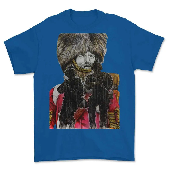 BRITISH GUARDSMAN Crimea to Afghanistan Art Printed T-Shirt
