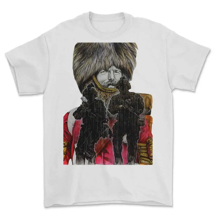 BRITISH GUARDSMAN Crimea to Afghanistan Art Printed T-Shirt