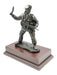 Gurkha British Soldier with SA80 and Machete Cold Cast Bronze Figurine
