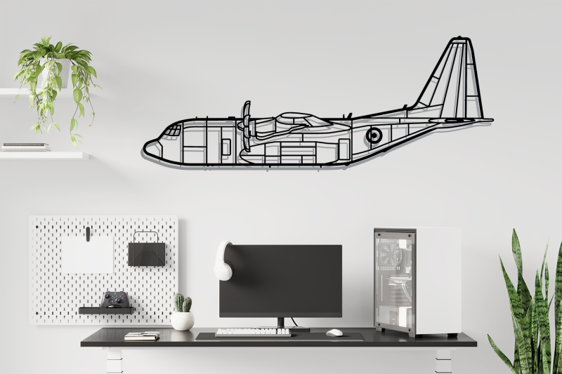 Hercules C130 Metal Wall Art