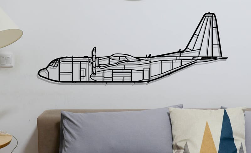 Hercules C130 Metal Wall Art