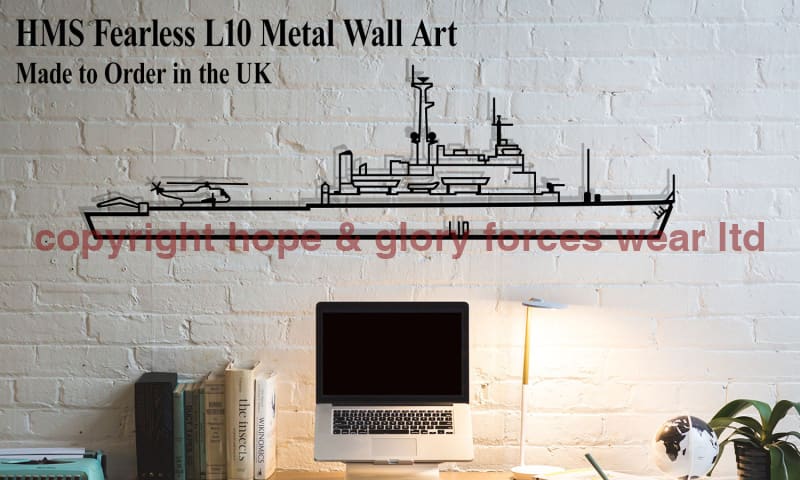 HMS Fearless L10 Metal Wall Art