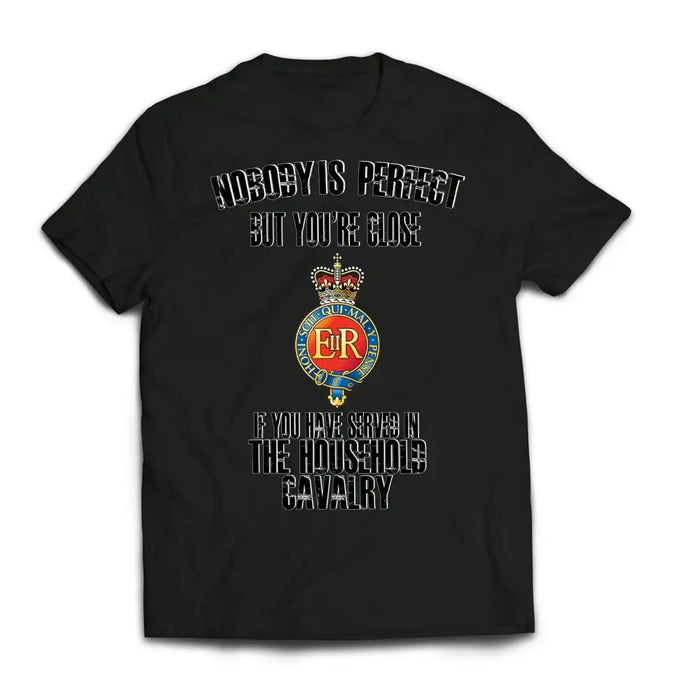 T-Shirt - Household Cavalry 'Nobody Is Perfect' Printed T-Shirt
