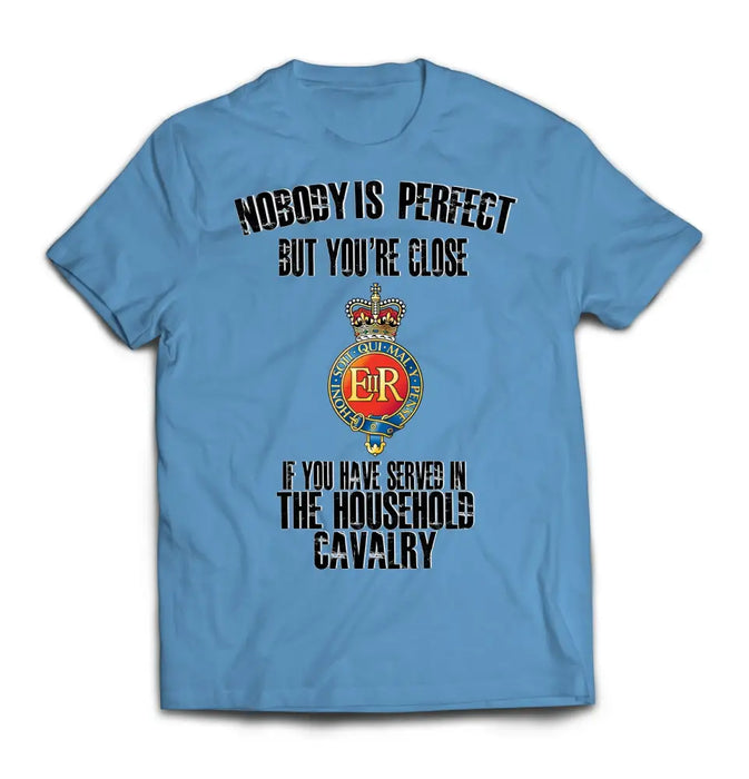 T-Shirt - Household Cavalry 'Nobody Is Perfect' Printed T-Shirt