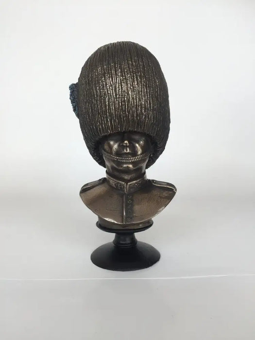 Military Statue - Irish Guards Bust Cold Cast Bronze Military Statue Sculpture