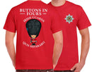 IRISH GUARDS BUTTONS IN FOURS DOUBLE PRINT T-Shirt