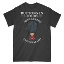 IRISH GUARDS BUTTONS IN FOURS Military Printed T-Shirt